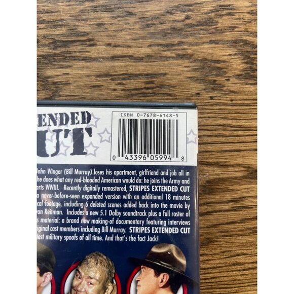 Stripes 1981 DVD Extended Cut Comedy War Bill Murray Harold Ramis Pre-Owned - Picture 4 of 4